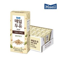 [매일] 매일두유 99.89 190ml 24팩/48팩/72팩/96팩, 02_매일두유 식이섬유 190ml 24팩, 매일두유 99.89 190ml 24팩