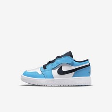 [정품매장] 나이키 조던1 로우 Alt 화이트 다크 파우더 블루(PS) BQ6066-144