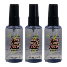 3개)에뛰드하우스 헤어시크릿 앞머리 픽서스프레이 60ml, 3개