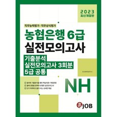 2023 혼잡(JOB) 농협은행 6급(5급 공통) 기출분석+실전모의고사 3회분, 커리어빅