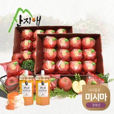 산지애 씻어나온 꿀사과 2.8kg 2box+무설탕 사과잼2팩, 단품