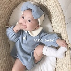 달콤한 리본 바디슈트 신생아 50일 100일 촬영의상 3개월 6개월 아기옷