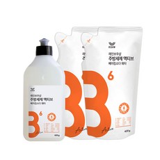 레인보우샵 주방세제 액티브 베이킹소다 워터 420g +리필 2개, 세트