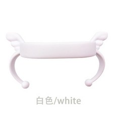 주키형 hegen젖병 손잡이 천사 날개 빨대 젖병, 날개 손잡이 화이트