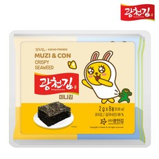 [광천김] 카카오프렌즈 미니김 2g X 8봉, 단품, 단품