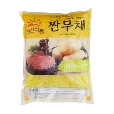 햇찬식품 100% 국내산 짠무채 4kg 무짠지채 무장아찌, 1개