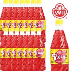 오뚜기 딸기 슬러시시럽 1kg X 15개(1박스) 슬러쉬 원액 음료, 15개