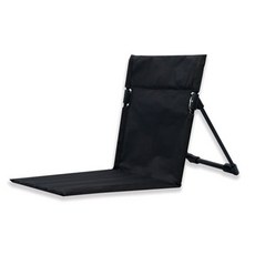 캠핑 그라운드 휴대용 경량 좌식 의자, 블랙, 1개