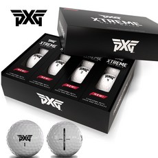 PXG 익스트림 프리미엄 골프공 3피스 4개 12개 골프공세트 선물, 12개입 - pxg공