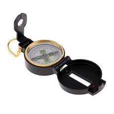 전문 나침반 금속 포켓 크기 방수 50mm 다이얼 나침반 캠핑 하이킹 야외 스포츠 작은 도구|Compass|, 단일, 1개, 단일