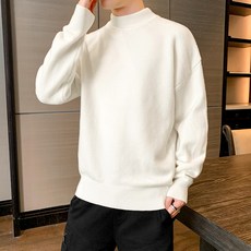 따뜻한 남성 라운드 카라 니트 가을 겨울 소프트 부드러운 대학 스타일 직장인 Jan.03 209번 Z