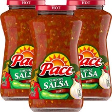 페이스 청키 살사 핫, 453g, 3개