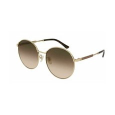 420962 / Authentic Gucci GG 0206 SK 003 Gold Gradient Sunglasses