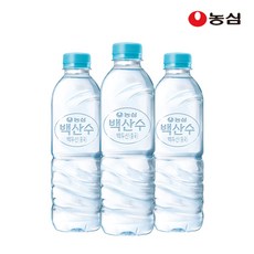 백산수 무라벨 생수, 500ml, 20개