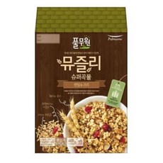 풀무원 소문난 뮤즐리 슈퍼곡물 렌틸앤귀리 (400g) 저칼로리간식 모에모에큥 완내스 캠핑간식 홈캉스 감칠맛업, 400g, 19개