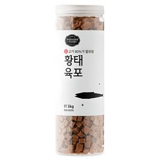 원더푸드 강아지 고기가득 담은 육포, 황태, 1kg, 1개 반려동물용품