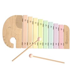 고려베이비 코끼리 원목 아기실로폰 음악놀이 교구