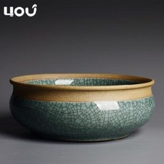 수경화분 수선화분대호 무공일엽연분수련고요 원형수배동전초수양식물분, 06 [고요 18그린 라지 철선], 01 크다
