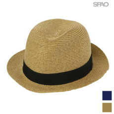 스파오 스파오(SPAO) 밀짚 숏챙 페도라_SPAC625A01