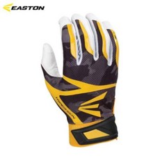 이스턴 EASTON Z7 하이퍼스킨 양수 배팅장갑 White Black Gold, One Color