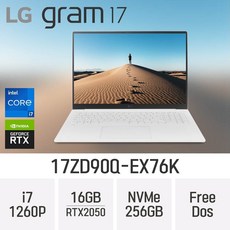 LG전자 2022 그램17(12세대) 17ZD90Q-EX76K