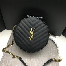 YSL VINYLE 크로스백 블랙금장