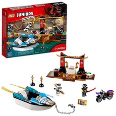 LEGO Juniors/4+ Zane's Ninja Boat Pursuit 10755 Building Kit (131 Piece), 본문참고