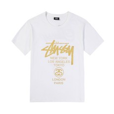 스투시 남녀공용 반소매 티셔츠 SUSTE1904251C