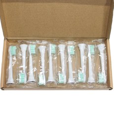 소닉케어 칫솔 HX9023 10팩과 호환되는 교체용 헤드
