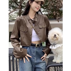 소소걸 모어반 라이더 가죽자켓 여성자켓