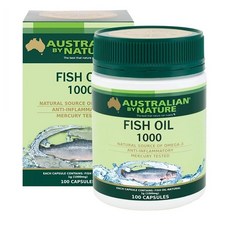 Australian by Nature Fish Oil 오스트레일리안 바이 네이쳐 피쉬 오일 오메가3 1000mg 100정 2팩, 100개, 2개