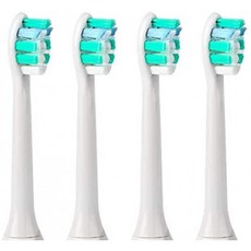 Phillips Sonicare HX9023/65 HX9024 C2 최적 플라크 컨트롤 토트브러쉬 헤드 4팩 흰색 : 뷰티, 1, 단일옵션