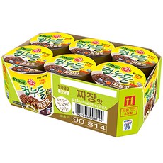 OTTOGI 不倒翁 低卡炸醬味冬粉 杯裝, 6入