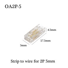와이어 핀 4 5mm RGB 스트립 커넥터 없음 2 커넥터 어두운 3 COB 영역 FCOB CCT 10mm 버클 조명 LED 핀 LED 무납땜 핀 8mm 연결 미니, 35) OA2P5 100PCS, 100개