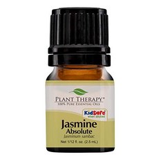 PLANT THERAPY 자스민 앱솔루트 에센셜 오일 용량 택1, Size = 2.5 mL (1/12 Ounce), 본문참고, 본문참고
