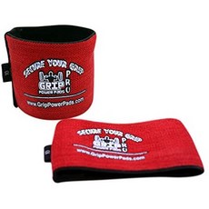 Grip Power Pads Elbow Compression Sleeve (2 Count) Golf Elbow Brace Weightlifting Sleeve Tennis Str, Red