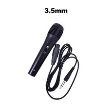 노래방 스피커용 휴대용 유선 마이크 다이나믹 무지향성 KTV 핸드헬드 메가폰 6.5mm x 3.5mm, 1개