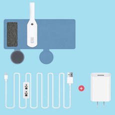 뉴타임즈4 젖병보틀워머 usb 충전 보온병 보온주머니 보온기 외출우유 샤프기 휴대용 통용 보온주머니 QH35 A25, 1세트, 블루