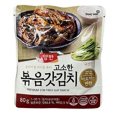 동원 양반 고소한 볶음갓김치, 400g, 1세트