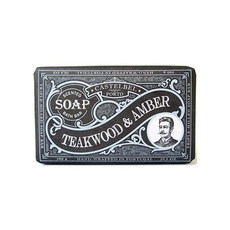 Castelbel Gentlemens Teakwood Amber Triple Milled Soap Bar 10.5 Oz, One Color, One Size