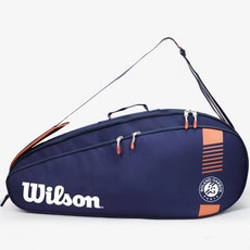 윌슨 WILSON 2022년 롤랑가로스 프랑스 오픈 테니스 라켓 가방 싱글 숄더백 3/6팩 대용량 프로 배드민턴 가방 남녀 스포츠 운동 멀티백, 3팩