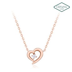 눈꽃다이아목걸이