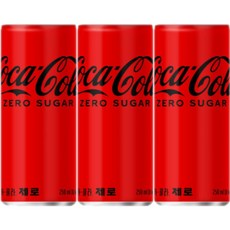 [무료배송]코카콜라 제로 250ml _60캔 (30캔X2박스), 60개