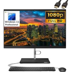 Lenovo V50a 24 AIO 23.8 FHD Business All-in-One 데스크톱 컴퓨터 Intel Core i3-10100T (Beat i5-8300H) 16GB, 16GB DDR4 RAM/ 1TB PCIe SSD