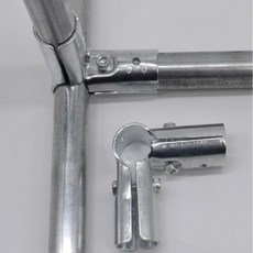 파이프 구조물 고정 직각클램프 무용접 티클램프 32mm, 1개