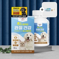 일동펫 비오비타펫 더정직한 강아지 관절건강 유산균 장 영양제 고양이 연골 노령견 슬개골탈구 보스웰리아 60g, NEW 관절건강(60g)+관절7P 증정