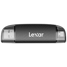 Lexar 雷克沙 多功能二合一 USB A C 讀卡機 支援 microSD 和 SD 卡 USB 3.2 Gen 1 介面 雙卡槽設計, 1個