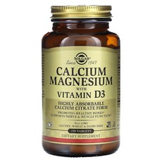 솔가 칼슘 마그네슘 비타민 D3 타블렛, 150정, 1개