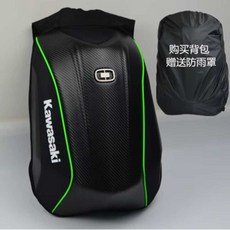 바이크 헬멧 가방 탑박스 방수 등받이 라이딩 백팩, 가와사키1 섬유 표시 (표준)