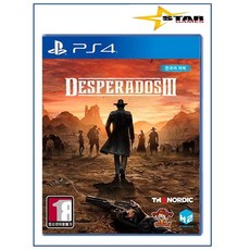 [미개봉 배송비포함] PS4 데스페라도스3 [정식발매 한글판] 플스4 플레이스테이션4 새상품 실물CD